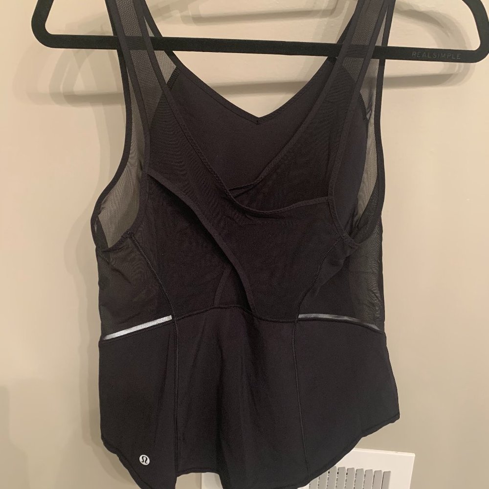 Lulu lemon black tank top